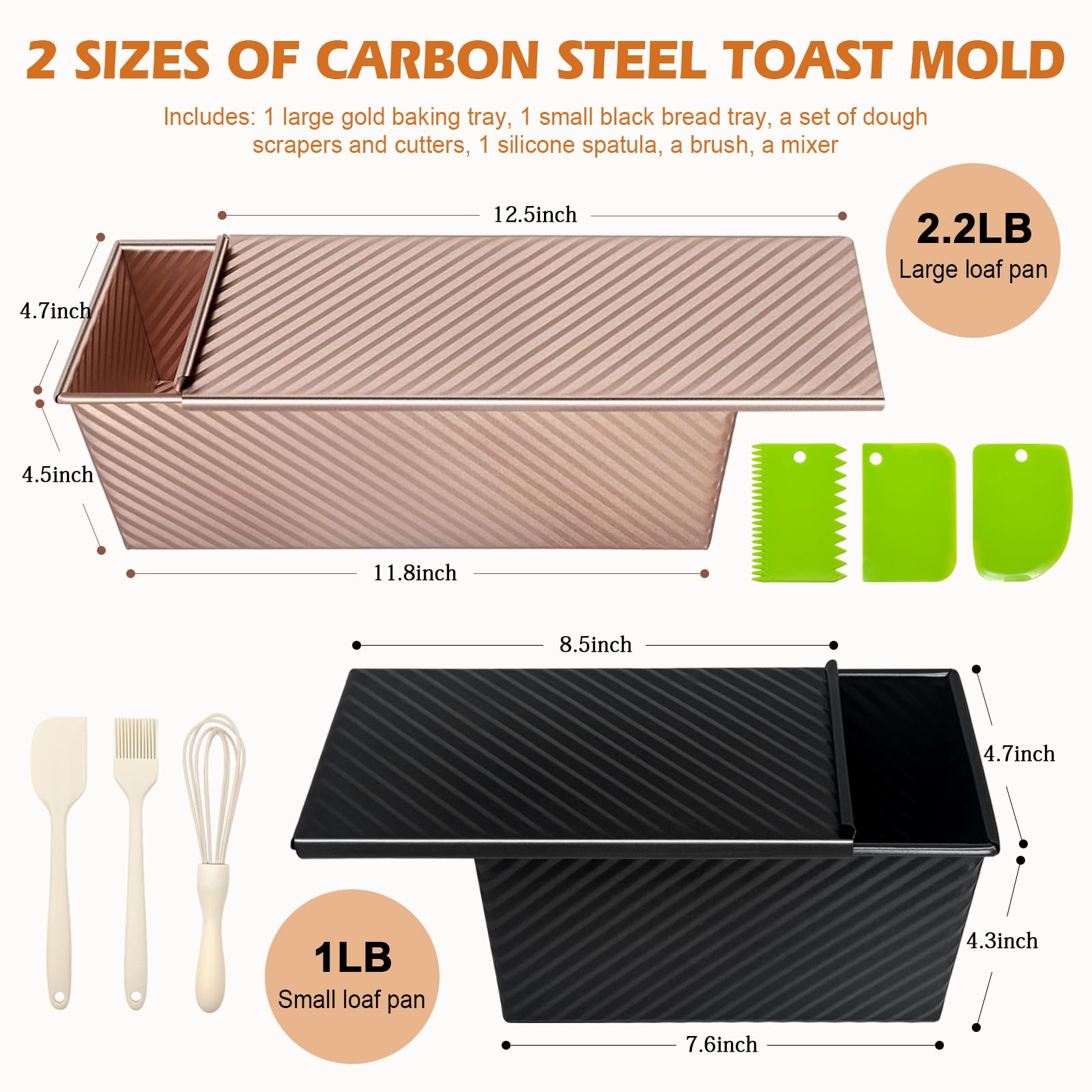 Dipanist pullman loaf pan with lid open, showcasing steam for crust control.