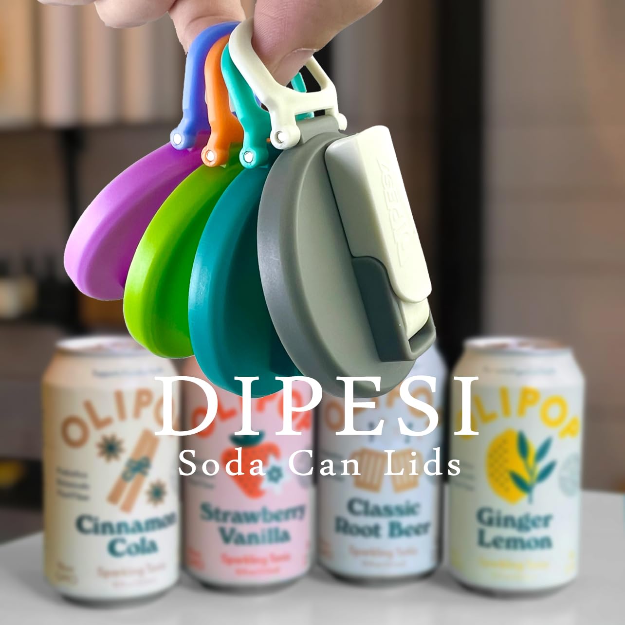 DIPESI colorful can lids fit most standard cans for easy identification