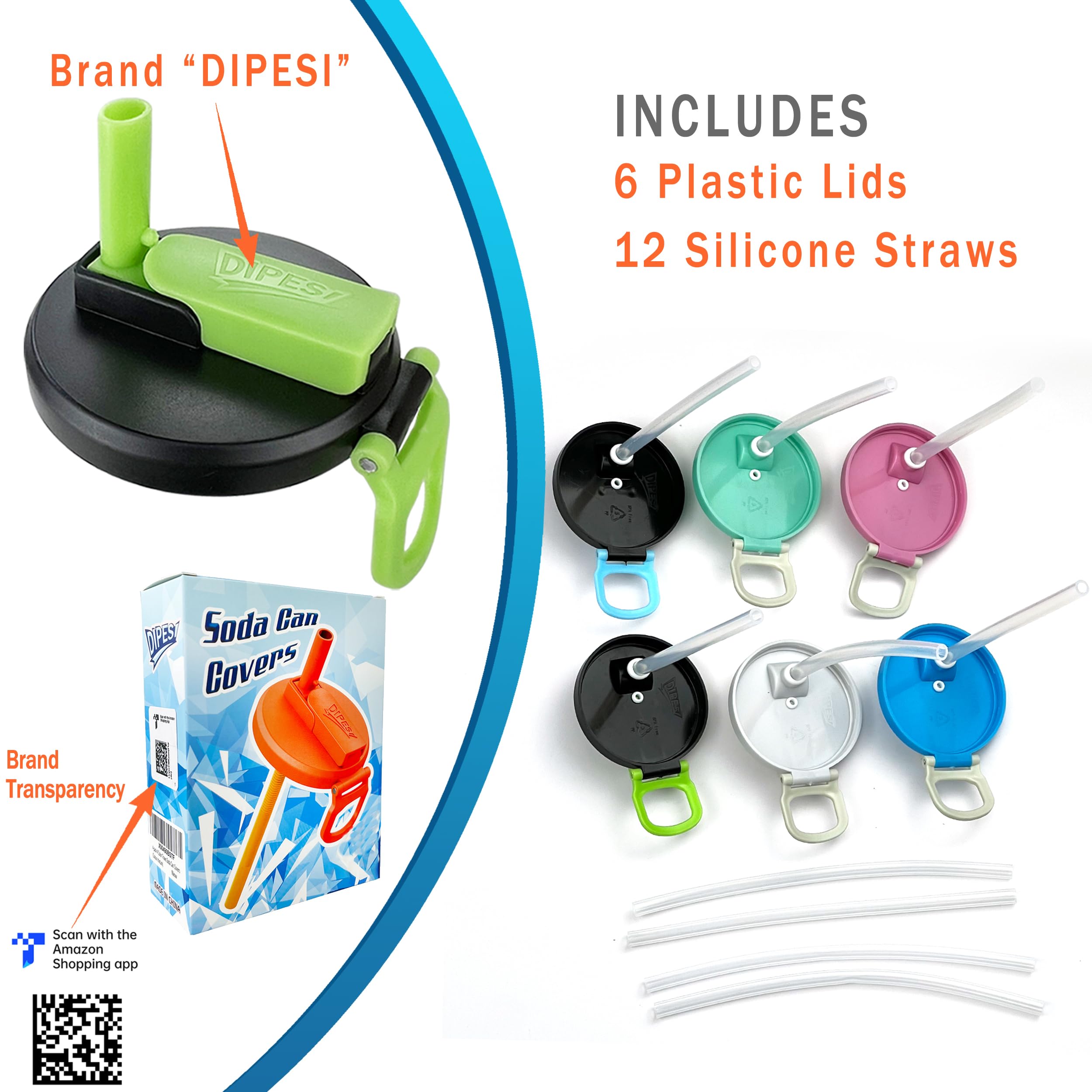 DIPESI leak-proof can lid close-up highlights airtight seal for spill-free beverages.