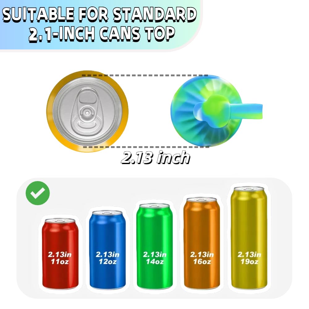 DIPESI BPA-free silicone can covers, reusable and safe.