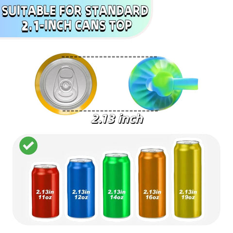 DIPESI BPA-free silicone can covers, reusable and safe.