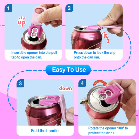 DIPESI nail-friendly lever keeps manicures intact while opening cans smoothly.