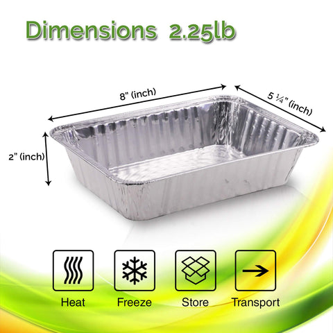 Diplastible ten-pack square bake pans with flat lids for quick bake-and-serve setups