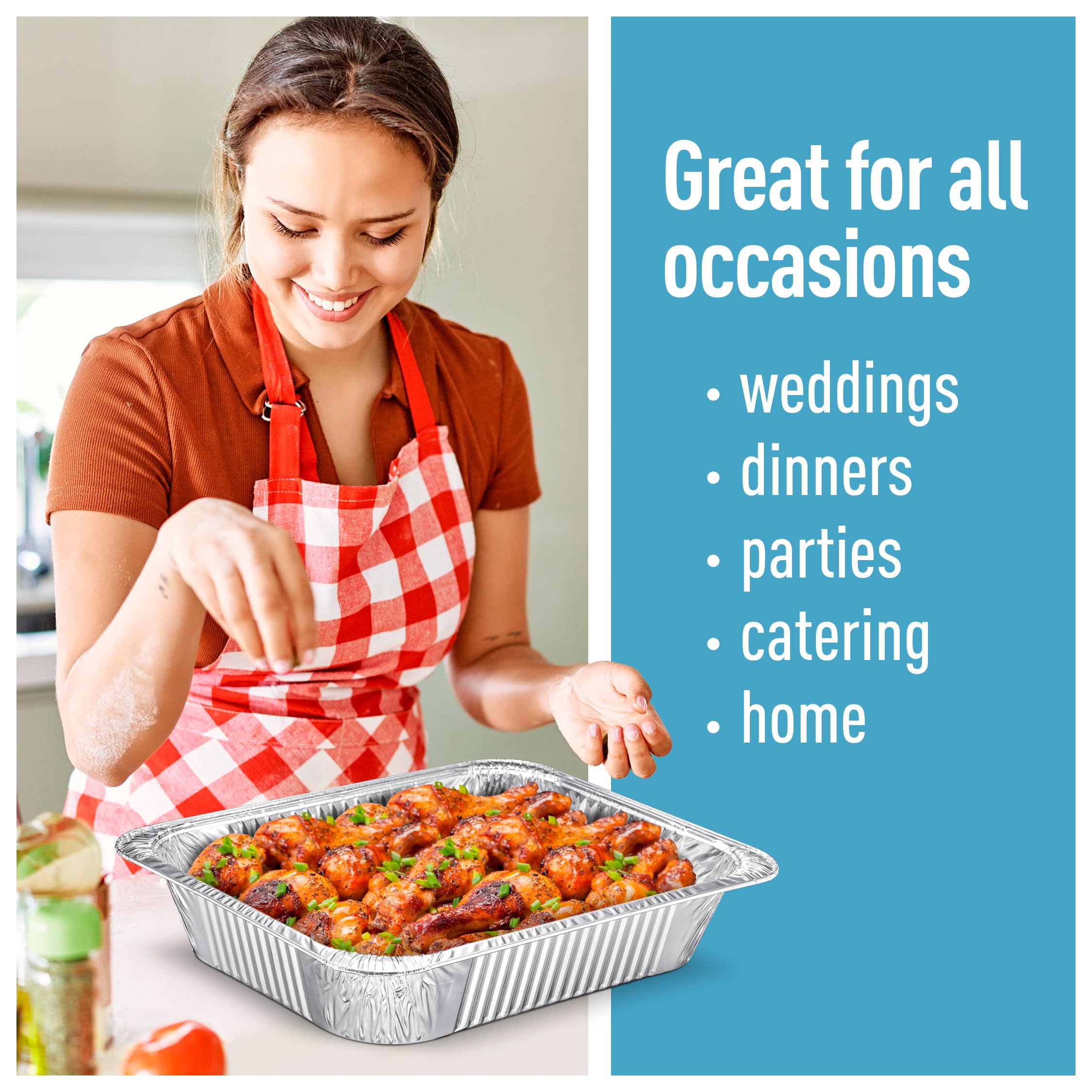 Dipplastible catering serve tray with lid for events and portable food storage.