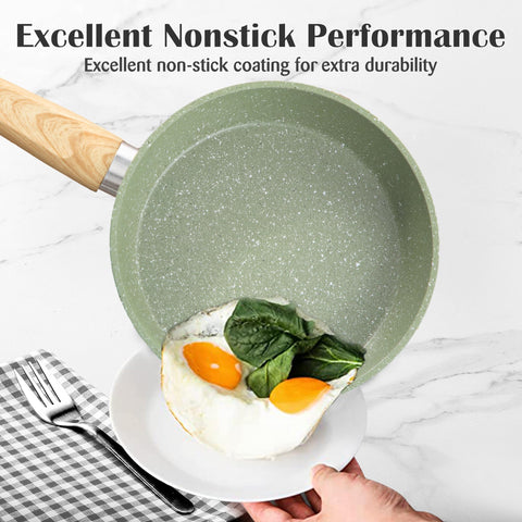 DishDelight 8-inch fry pan with nonstick coating for easy cooking