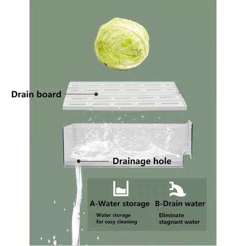 Diskary bottom drainage holes help keep contents dry.