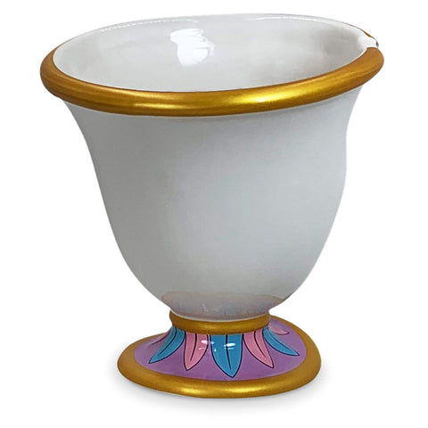Disney Chip Mug shows an indented chip on the side for authentic character flair.