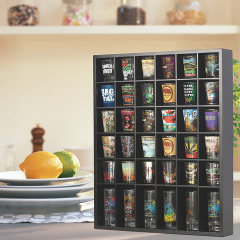 DisplayGifts sleek black finish enhances home decor.