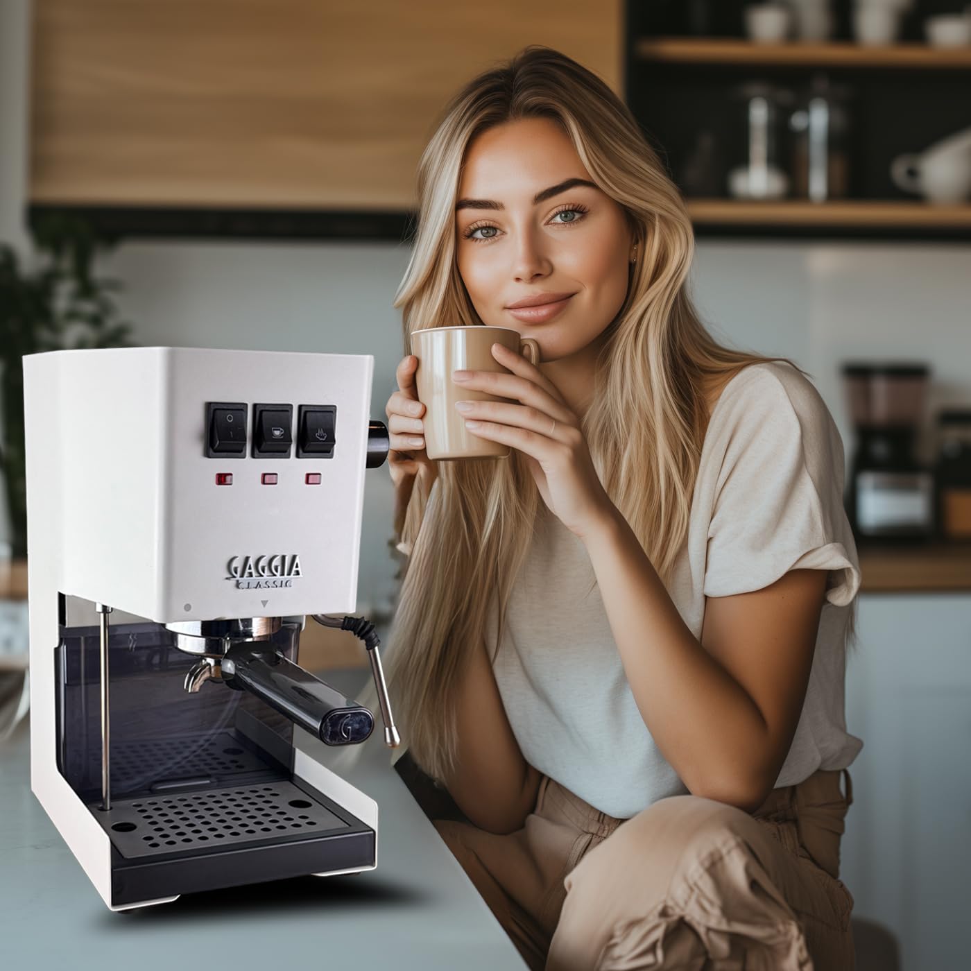 Distro Coffee Labs pro-grade setup for Gaggia Classic Pro from different angles.