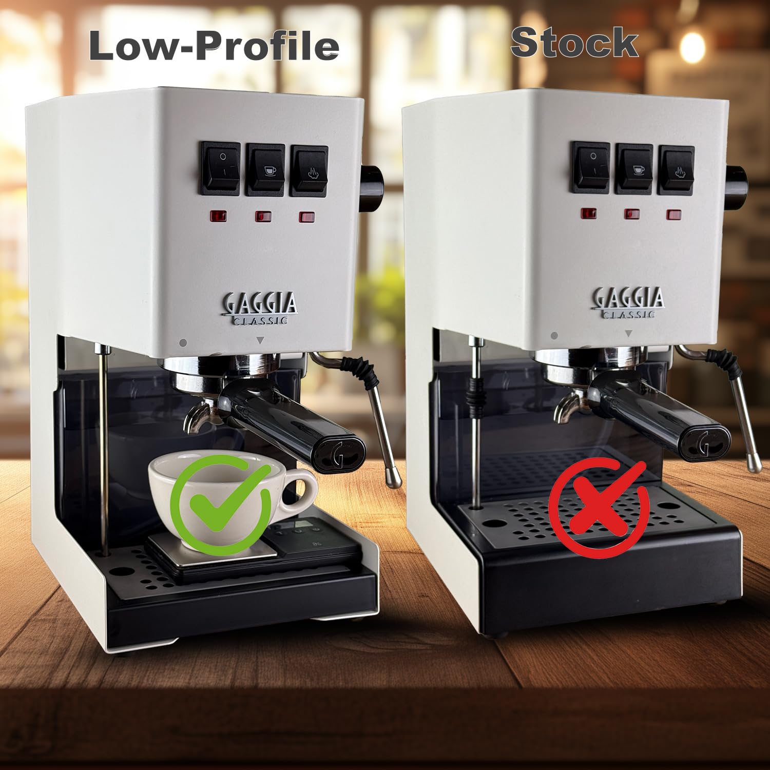 Distro Coffee Labs heat-resistant plastic tray withstands daily use in busy sessions.