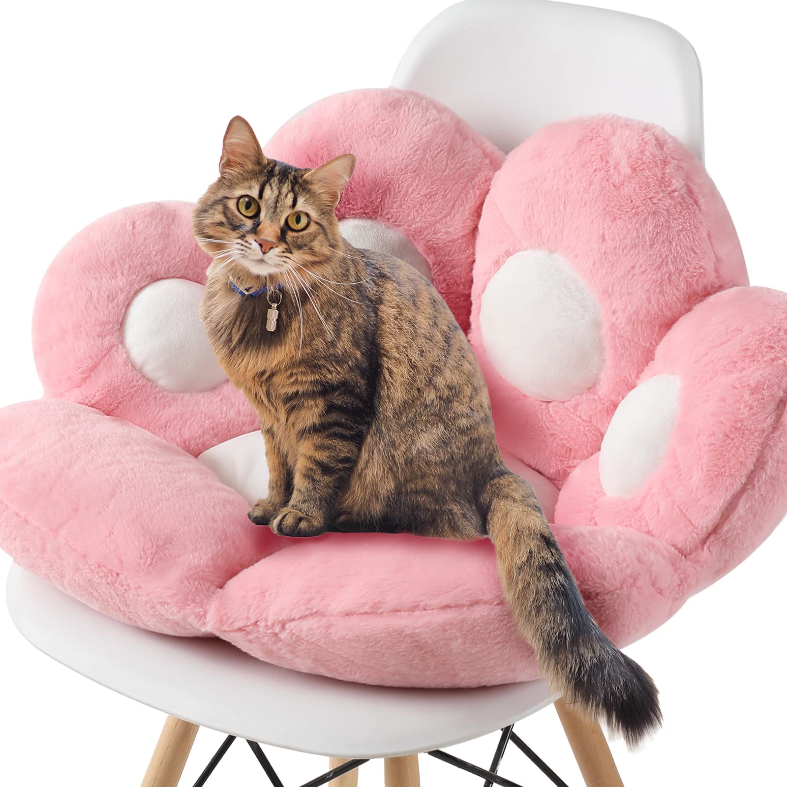 Ditucu Cat Paw Cushion used as a floor mat for casual lounging.