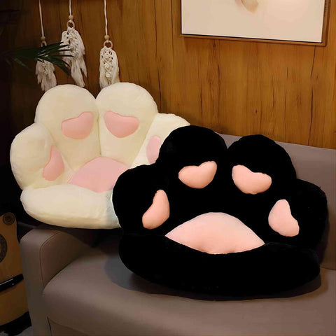 Ditucu cat paw cushion doubles as a cozy floor mat for lounging