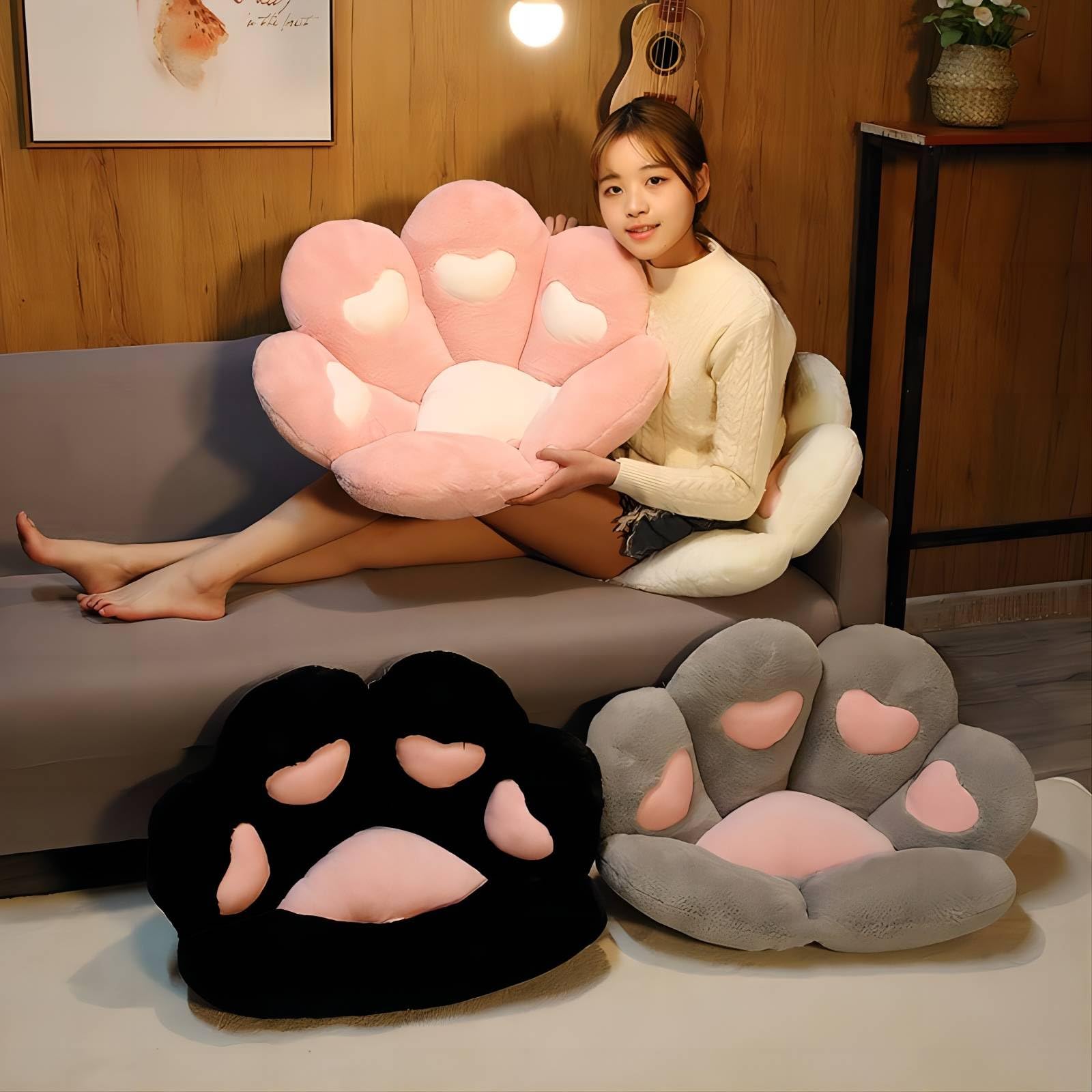 Ditucu cat paw cushion delivers warm, relaxing vibes and stress relief for focused work