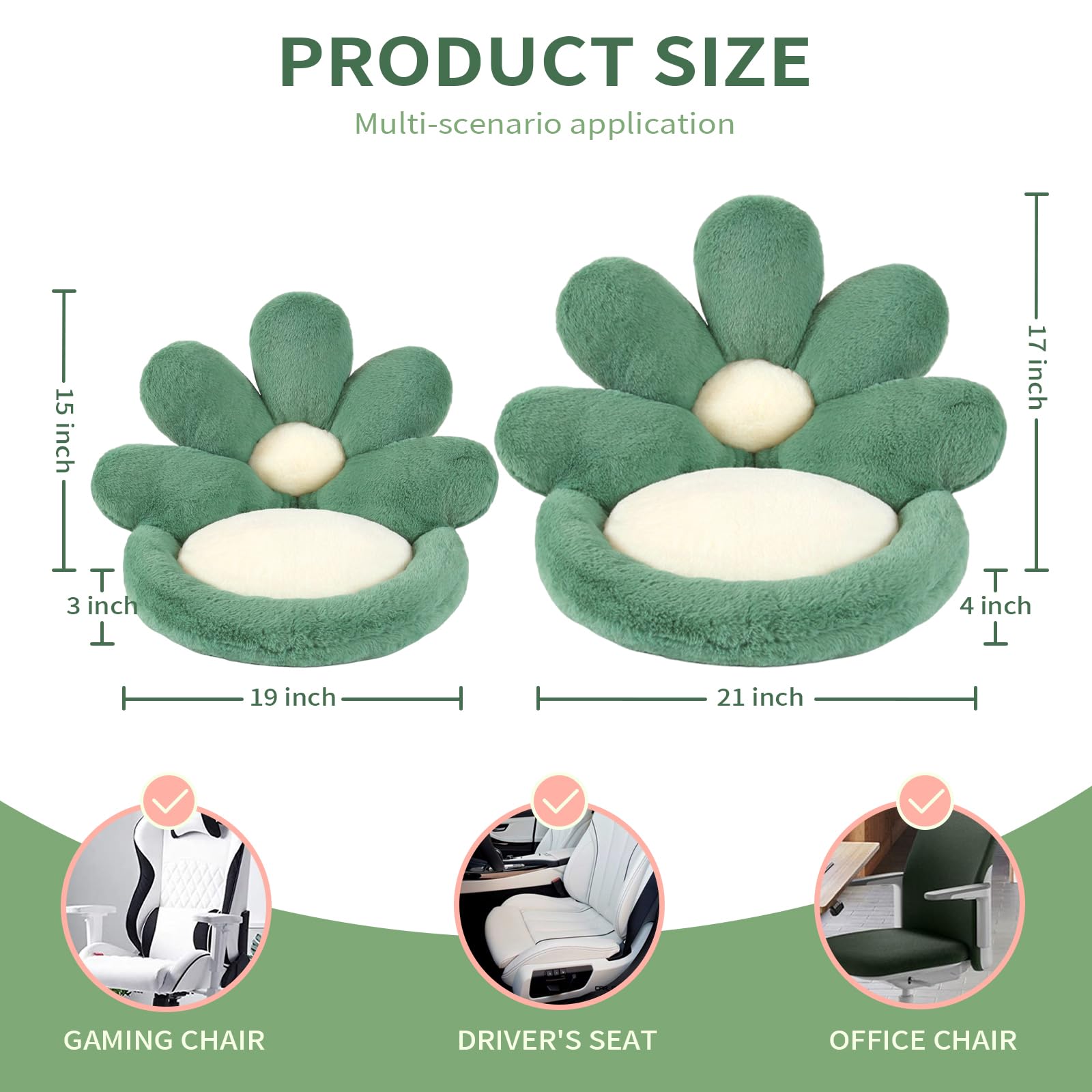 Ditucu cushion uses plush fabric for warm, comfy support