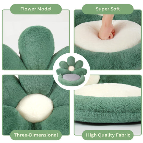 Elastic bottom keeps the cushion from sliding during use