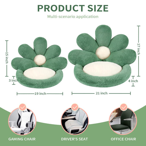 Ditucu chair pillow plush fabric provides soft comfort in a reading nook
