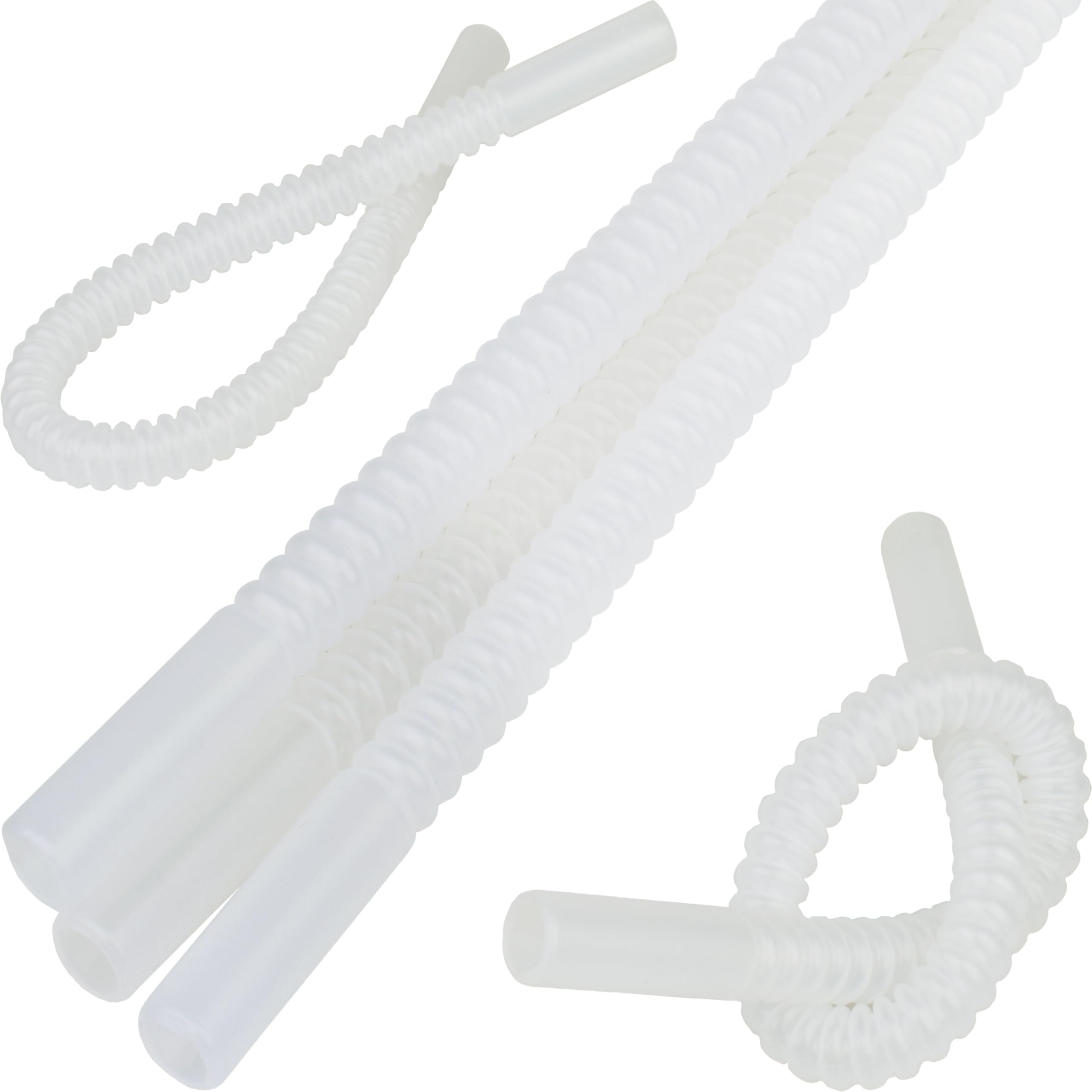 Diximus bendable straw 11-inch long for comfortable sipping in tall cups.