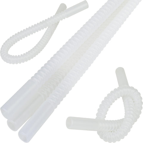 Diximus bendable straw 11-inch long for comfortable sipping in tall cups.