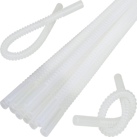 Diximus bendable straw 11 inch straight for versatile cups