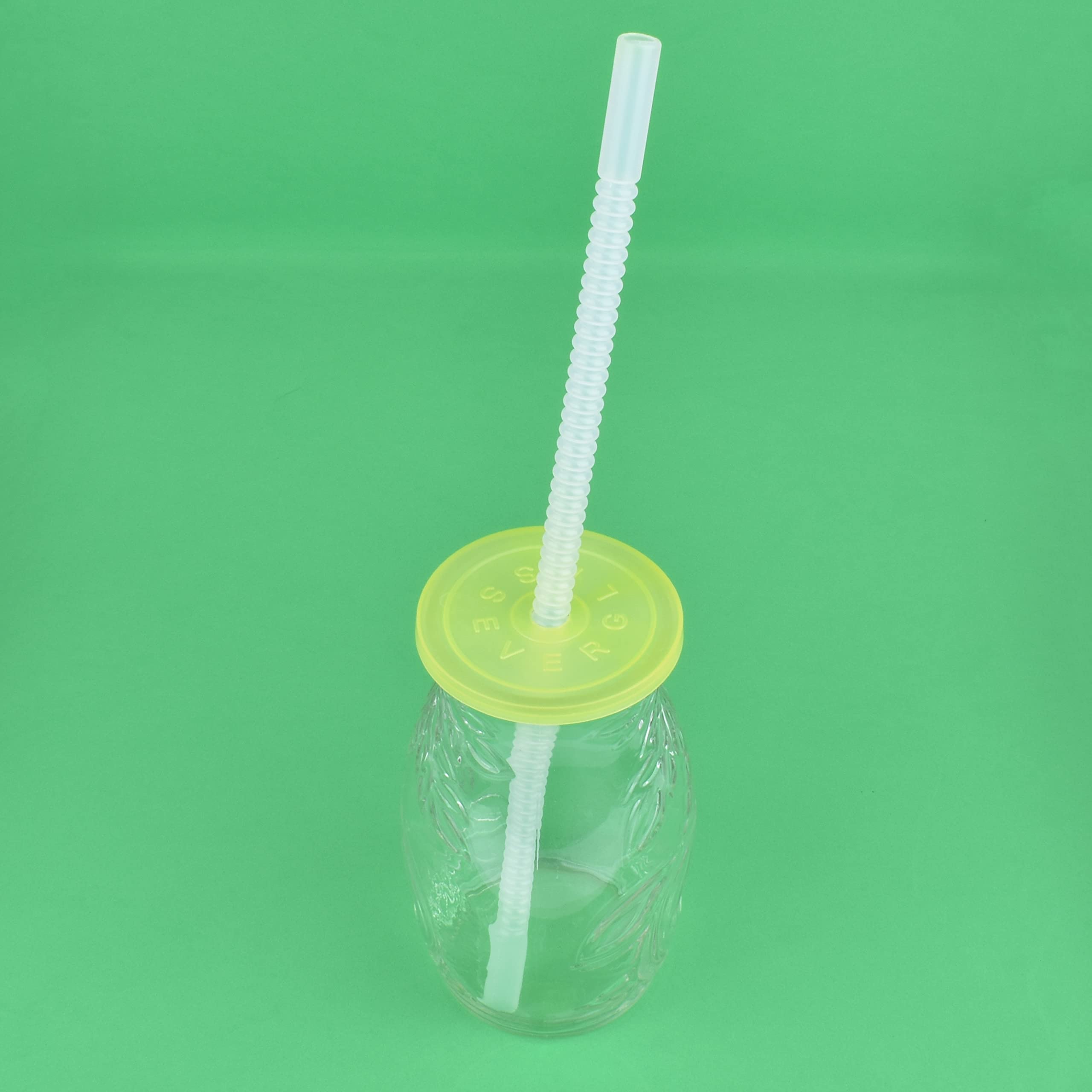 Diximus bendable straw 0.375 inch diameter for comfortable sipping
