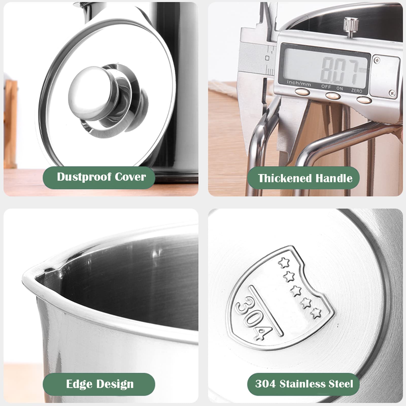 DIY HOME curved spout allows smooth, drip-free pouring