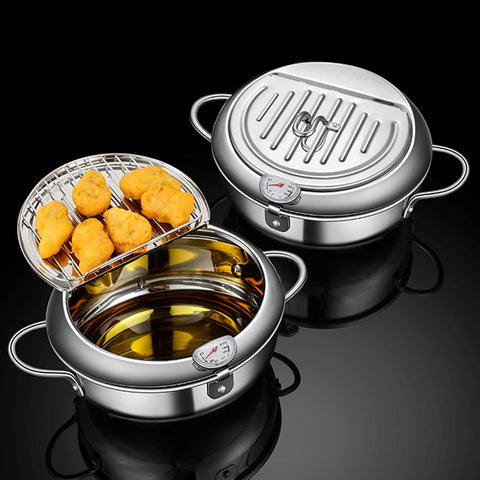 DIY HOME Portable deep fryer pot suitable for camping
