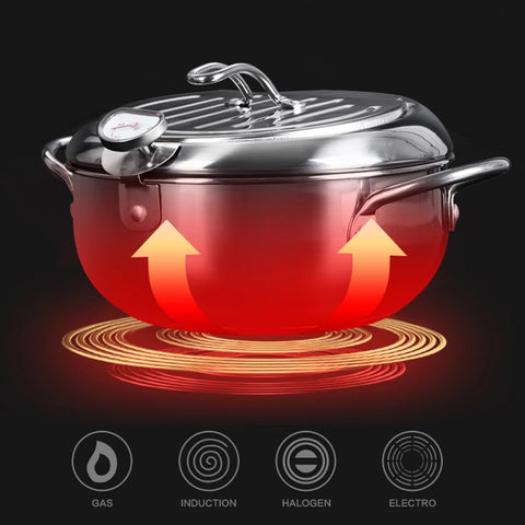 DIY HOME Tempura Pot ideal for shrimp and chicken wings