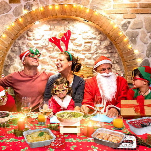 DIYDEC Christmas tin with lid Style F, convenient for gifting