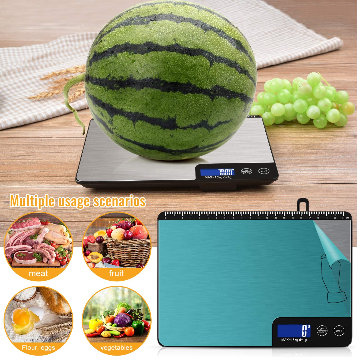 Diyife scale ships with batteries for immediate use.