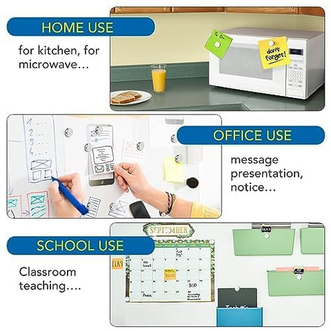 DIYMAG Small Stronge magnets organizing small items on a desk