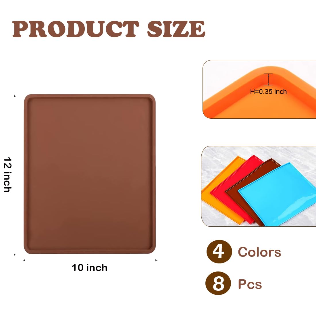 DIYYILIF 8-pack color variety for versatile kitchen batches