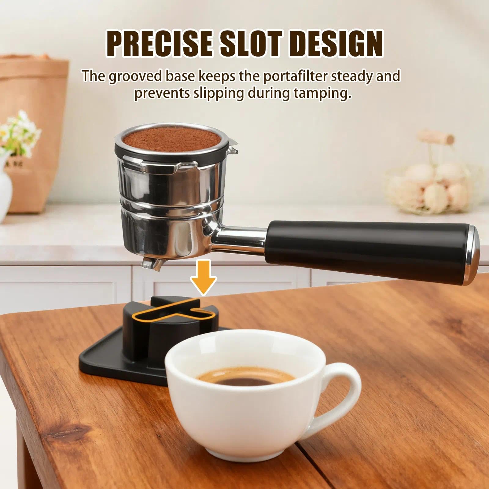 DJBNT Tamping Mat is dishwasher-safe for easy cleaning after use.