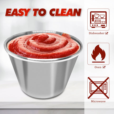 DJZZ stackable cups save kitchen space during prep and service.