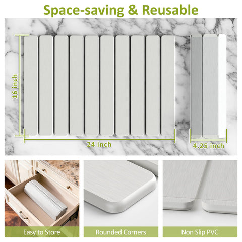 DK177 food-grade mat safe for utensils during dish drying and handling.