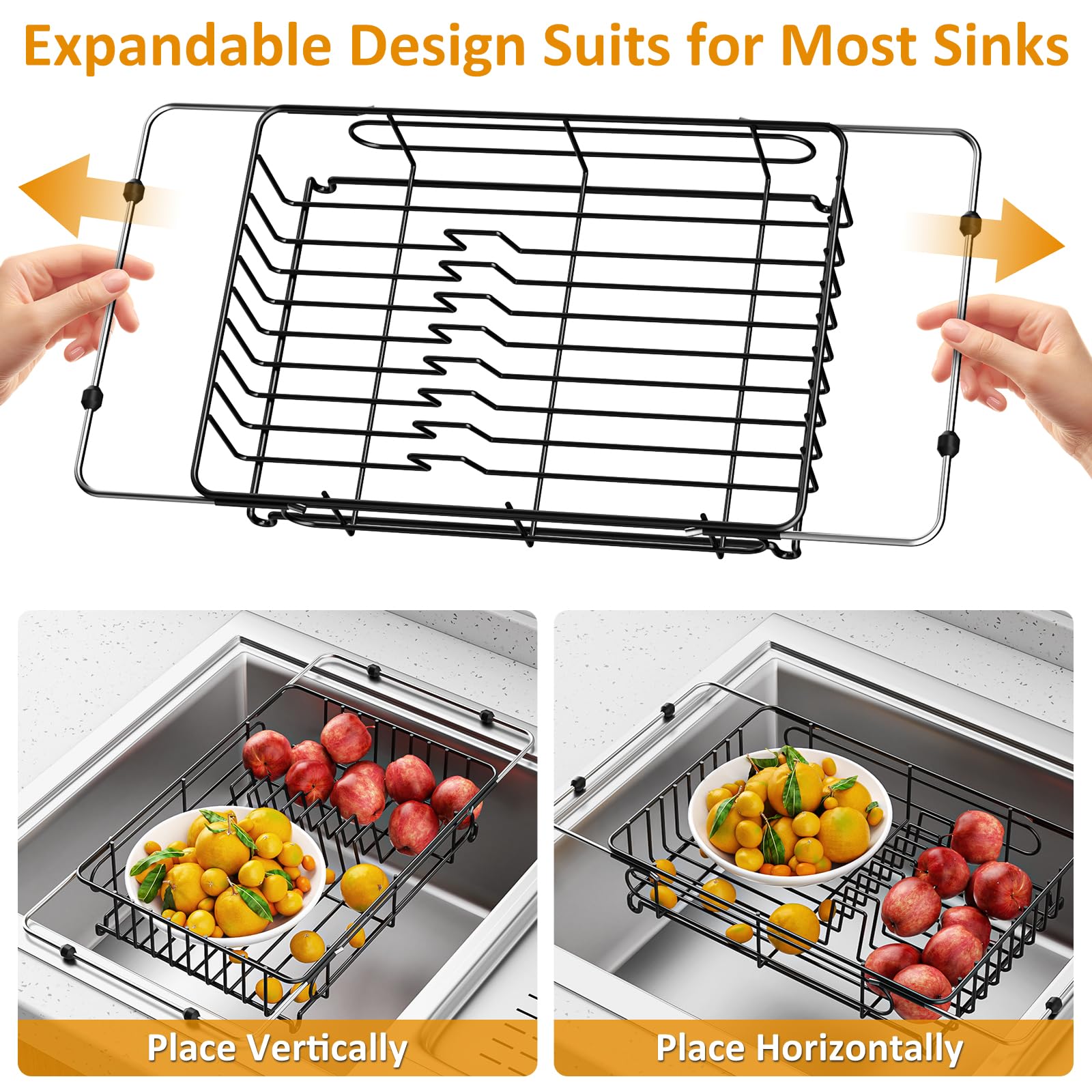 DLDSHI over-sink drainage directs water into the sink.