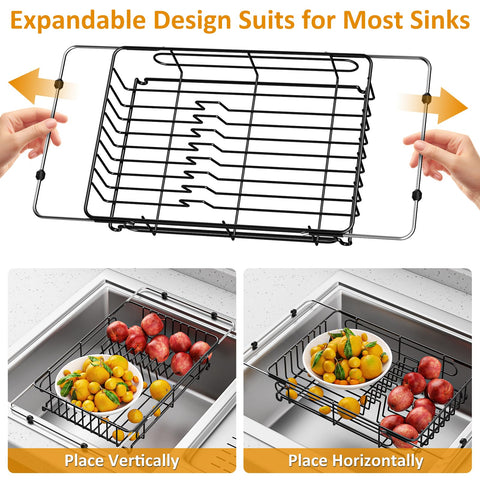DLDSHI over-sink drainage directs water into the sink.