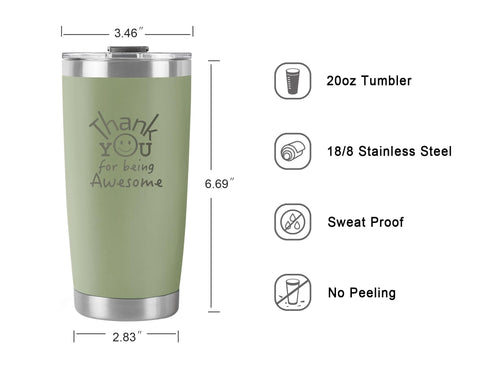 DLOCCOLD leak-proof lid ensures a sealed, spill-resistant travel companion.