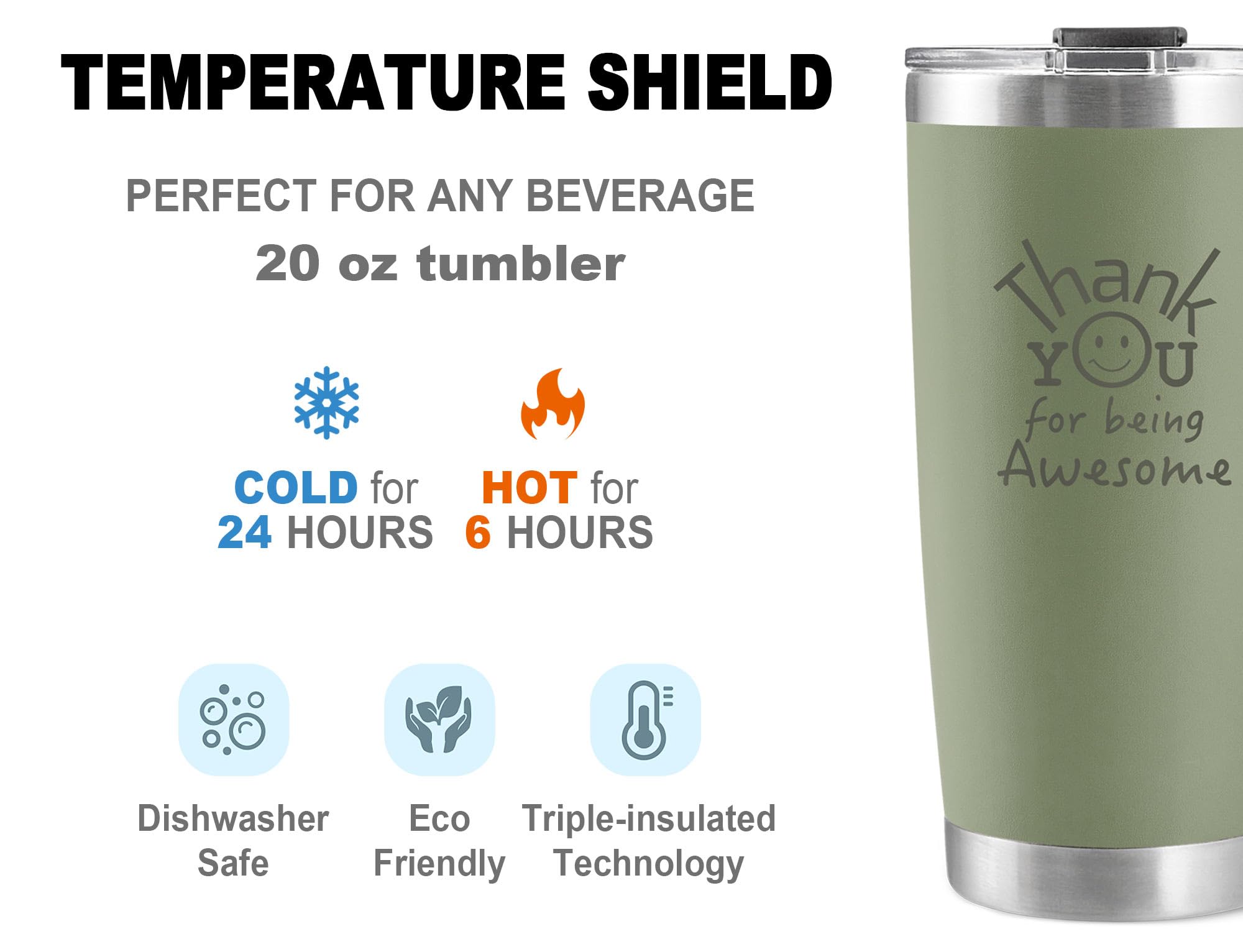 DLOCCOLD office gift tumbler makes a thoughtful gesture at work.