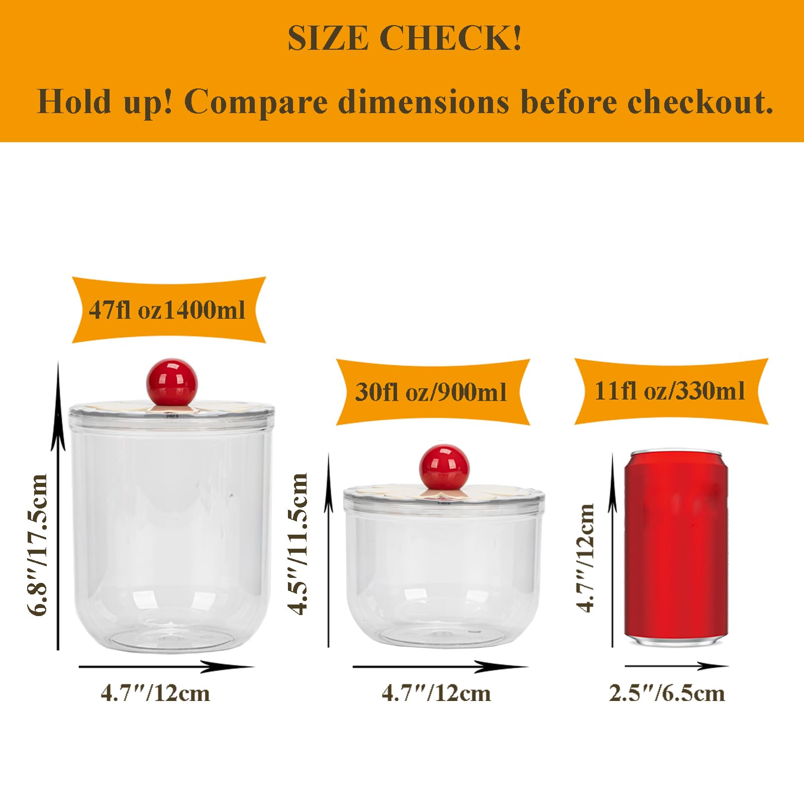 DLRDLR clear plastic candy dish displaying cookies at a glance
