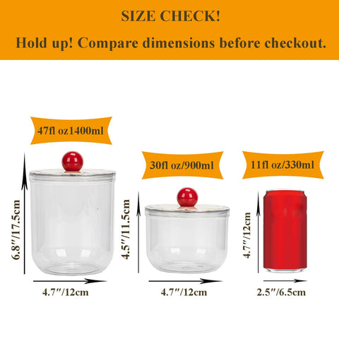 DLRDLR clear plastic candy dish displaying cookies at a glance