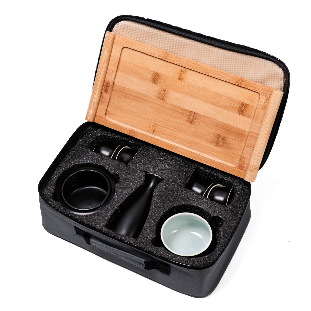 Dltsli serving tray keeps cups organized during gatherings
