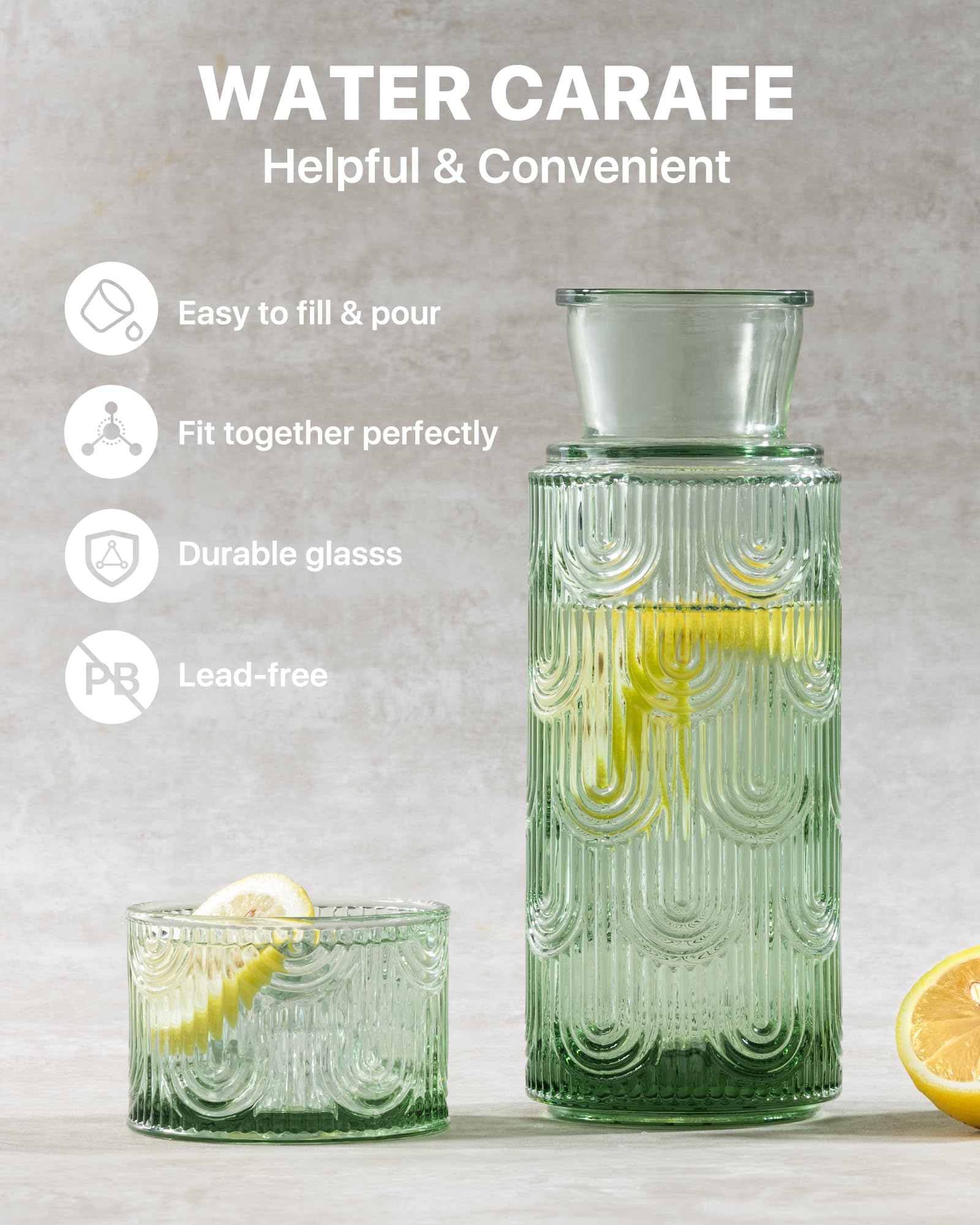 DmmyAlzx dust-free carafe keeps beverages clean