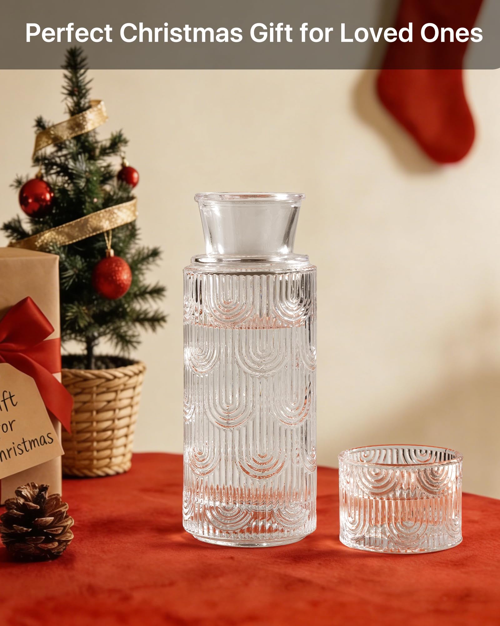 DmmyAlzx glass drinking cup with lid for dust-free serving