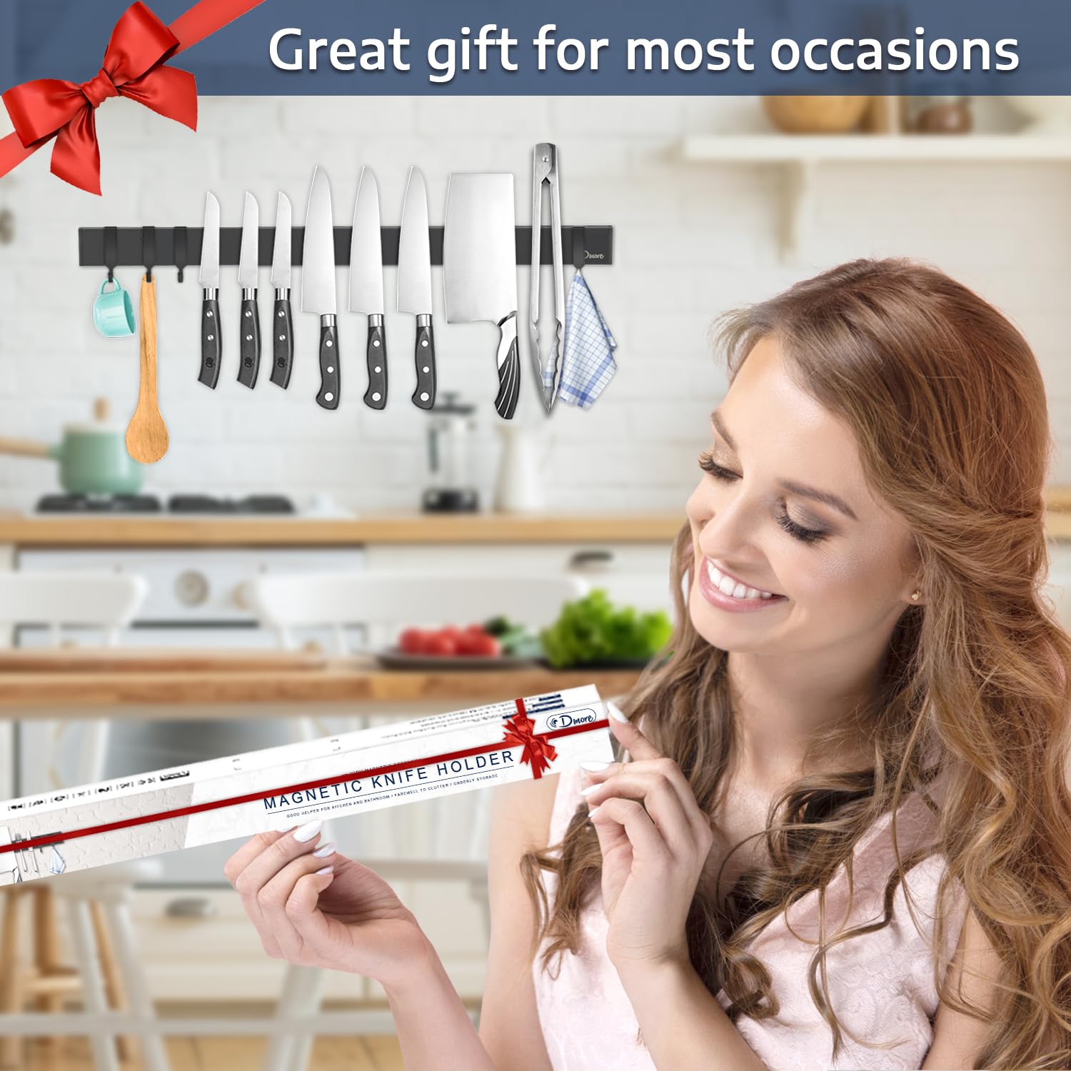 Dmore gift-ready knife holder for home cooks and food lovers.
