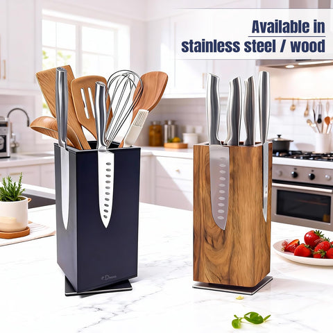 Dmore knife block in gift-ready packaging for a thoughtful present.