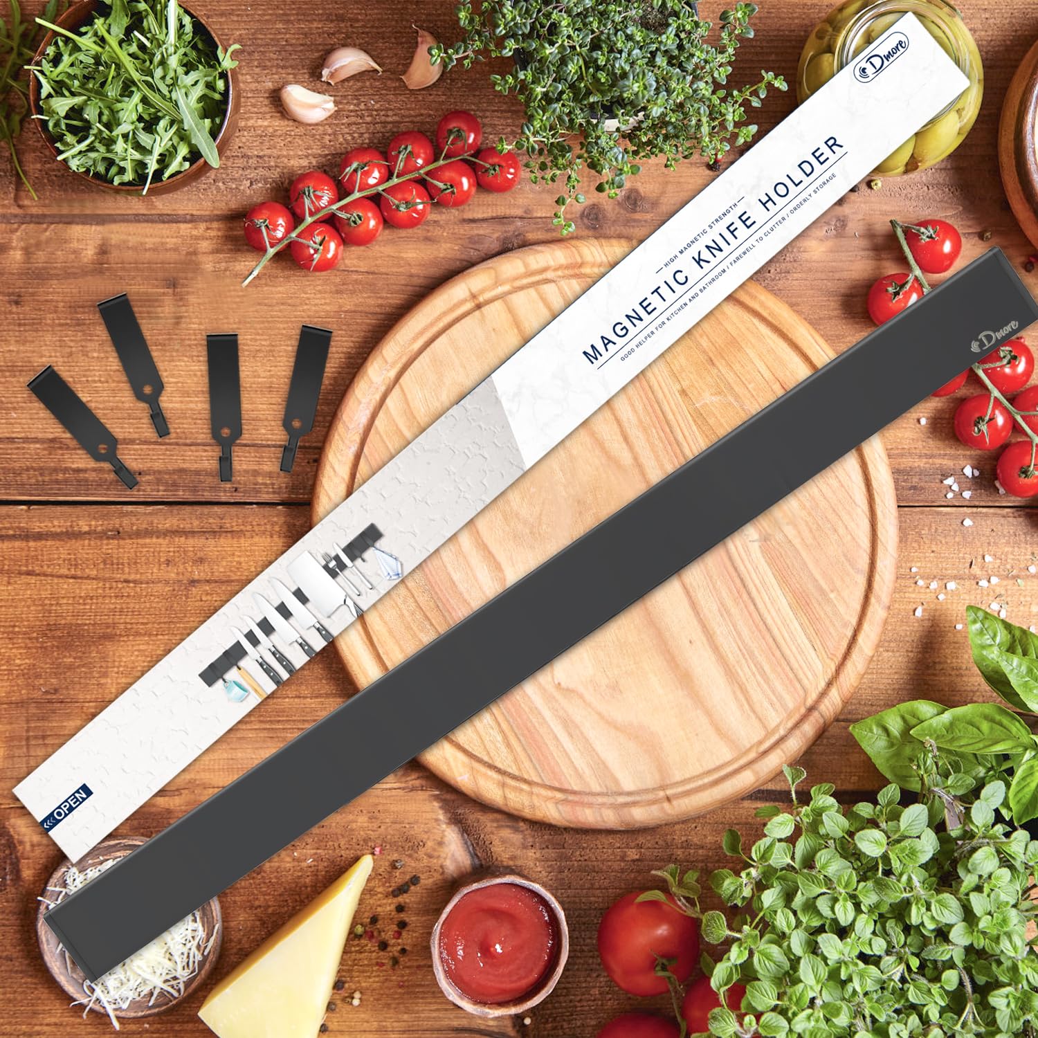 Adhesive installation for Dmore knife holder without drilling