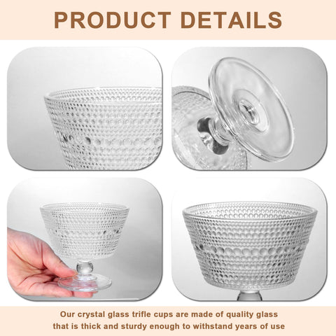 DNIENKGE dessert cups are easy to rinse and dry