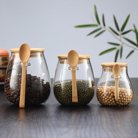 DNIENKGE leakproof storage jar ideal for coffee beans