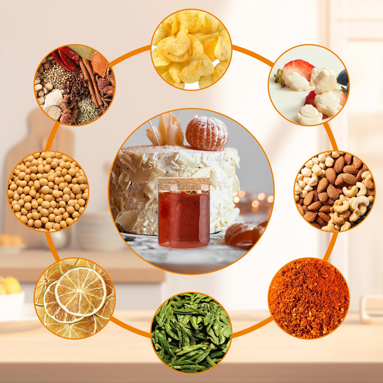 DNIENKGE jars are microwave and dishwasher safe for convenient cleaning and use.