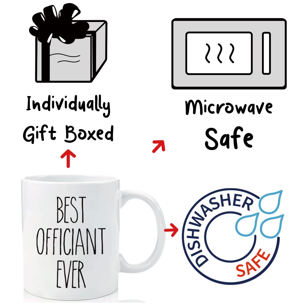 Dnuiyses microwave safe officiant mug ideal for quick coffee moments